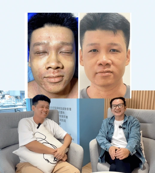 Alvin with Ken during consultation