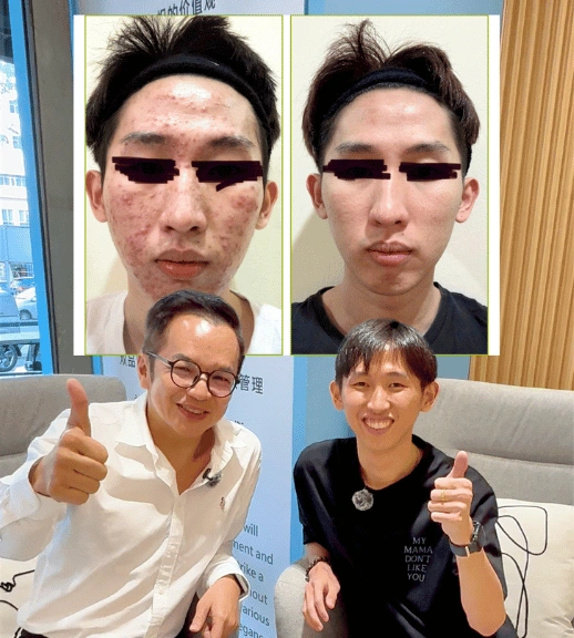 Wai Jun with Ken during consultation